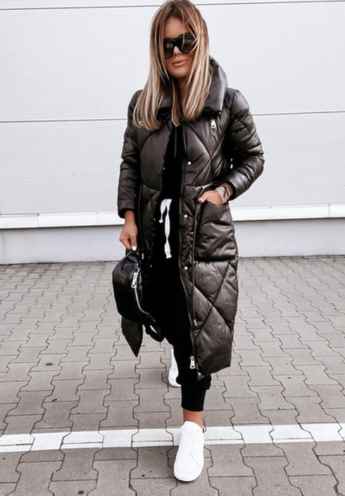 Fashion Jacket Winter Plus Size Long Coat - ROUTINE FASHION