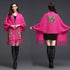 Shawl Women Embroidered Outer Cape Cloak Thick Sweater Coat - ROUTINE FASHION