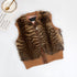 Short Rex Rabbit Fur Waistcoat Waistcoat - ROUTINE FASHION
