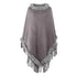 Ladies Fashion Knit Pullover Cape Coat - ROUTINE FASHION