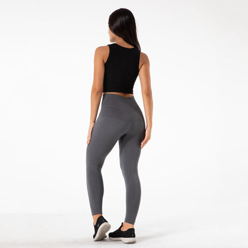 Women Seamless Sports High Waist Full Length Workout Yoga Tights - ROUTINE FASHION