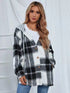 Women Cardigan Women's Plaid Woolen Coat - ROUTINE FASHION