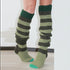 Women's Striped Over-the-knee Knitted Pile Socks - ROUTINE FASHION