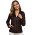 Women's Short Leather Pu Leather Jacket - ROUTINE FASHION