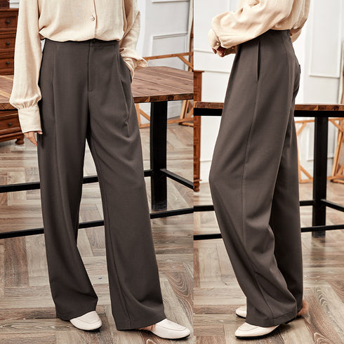 Fashion High Waist Wide Leg Trousers For Women - ROUTINE FASHION