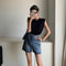 Sleeveless straight shirt T-shirt women - ROUTINE FASHION