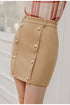 A-line skirt temperament all-match short skirt - ROUTINE FASHION
