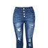 Pin buckle slim fit jeans - ROUTINE FASHION