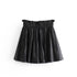 Women's Pleated Faux Skirt Leather Skirt - ROUTINE FASHION