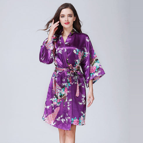 Sexy nightgown bathrobe home service - ROUTINE FASHION