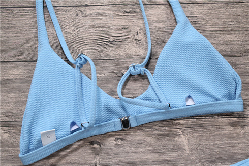 Sexy Bikinis Women Swimsuit Solid Bathing Swim Suit Bikini Set Swimwear Biquini Beachwear - ROUTINE FASHION