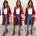 Women's long trench coat jacket - ROUTINE FASHION