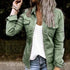 European and American mid-length denim jacket women - ROUTINE FASHION