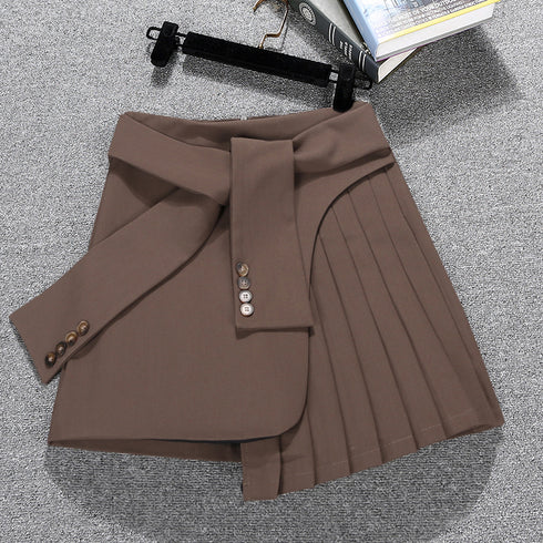 Women's pleated lace A-line skirt - ROUTINE FASHION