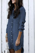 summer women casual Denim dress ladies t shirt dresses - ROUTINE FASHION