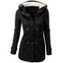 2021 warm winter fur collar jackets women new horn button Long down coat women parka Plus Size female parka hoodies Women - ROUTINE FASHION