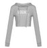 Women Fashion Active Hoodies Long Sleeve Crop Top Letter Print Loose Hooded sudaderas mujer harajuku hoodie sweat femme NEW - ROUTINE FASHION