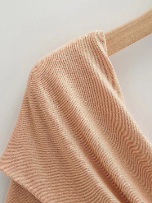 Explosive sexy cross strapless slim T-shirt women - ROUTINE FASHION