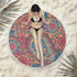 Fringed beach towel round bath towel beach towel - ROUTINE FASHION