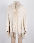 Fringed cloak shawl fur collar cape cardigan women - ROUTINE FASHION