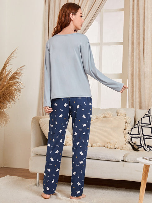 Womens Pajama Sets Women Casual Cute Sleepwear - ROUTINE FASHION