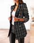 Long Sleeve Double Breasted Blazer Jacket Women - ROUTINE FASHION