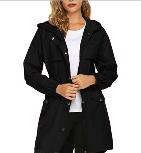 Women's Lightweight Hooded Long - ROUTINE FASHION