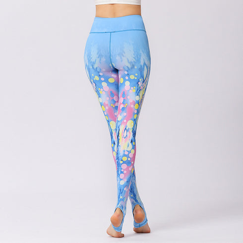 Yoga clothing women's breathable foot tights - ROUTINE FASHION