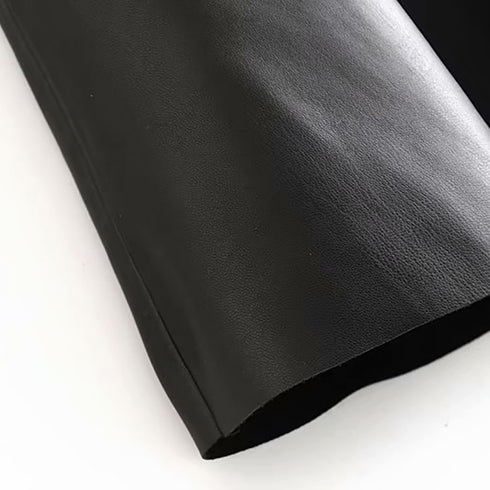 Belted faux leather skirt - ROUTINE FASHION