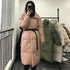 Winter Warm Leather Parkas Women Straight Loose - ROUTINE FASHION