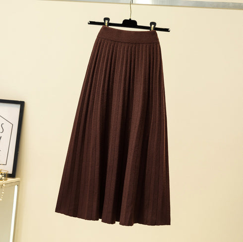 Mid-length pleated skirt skirt - ROUTINE FASHION