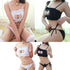 Sexy Cat Hollow Keyhole Bras Briefs Lingerie Underwear Sets - ROUTINE FASHION