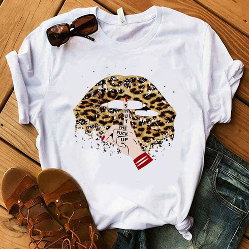 Women's short - sleeved T-shirt blouse - ROUTINE FASHION