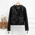 Women's leather short jacket - ROUTINE FASHION