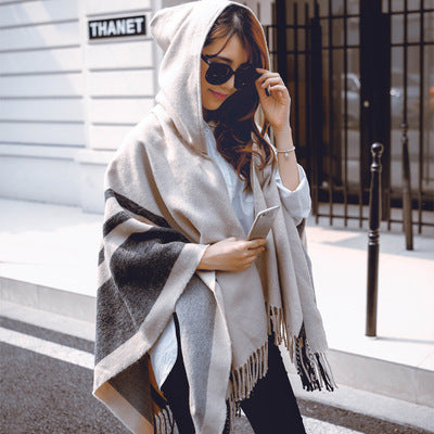 An imitation cashmere cape - ROUTINE FASHION