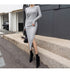 Women's sweater knitted dress - ROUTINE FASHION