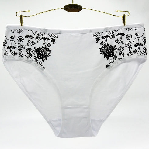 Women's floral print briefs - ROUTINE FASHION