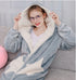 Thick coral fleece bathrobe - ROUTINE FASHION