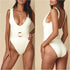 Women White Swimsuit - ROUTINE FASHION