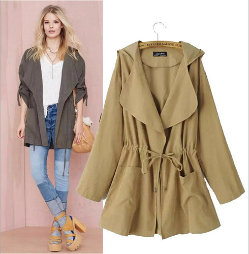 Hooded trench coat - ROUTINE FASHION