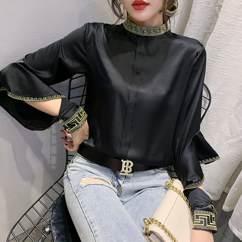 Fashion Women's Spring Autumn Style Blouse - ROUTINE FASHION