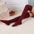 Long knee stockings high tube stockings Japanese women's socks stacked stockings thigh socks - ROUTINE FASHION