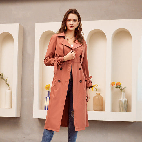 Retro mid-length trench coat - ROUTINE FASHION