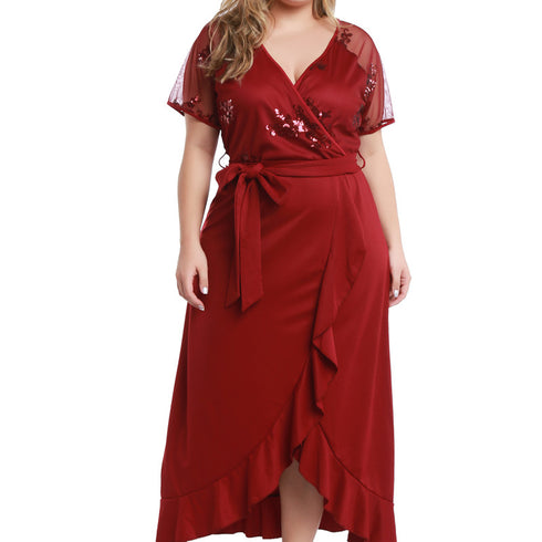 Knitted maxi skirt with irregular hem - ROUTINE FASHION