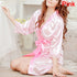 Women's Sexy Lingerie Set Sexy Ice Silk Robe with Bathrobe - ROUTINE FASHION
