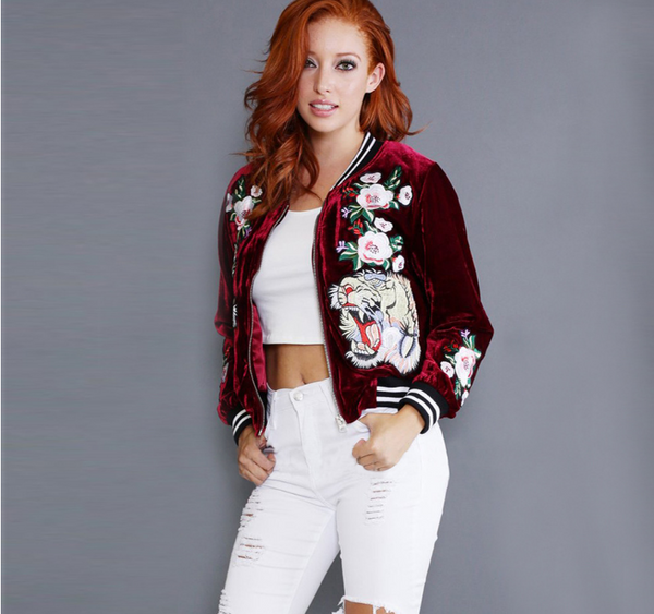 Vintage Tiger Bombers - ROUTINE FASHION