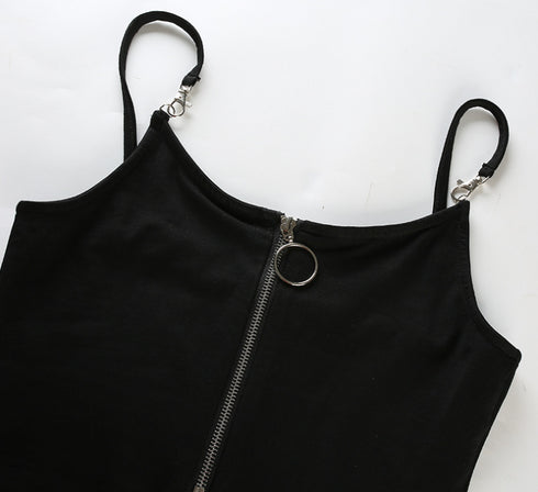 ZIPPER HOOKS BODYSUIT - ROUTINE FASHION