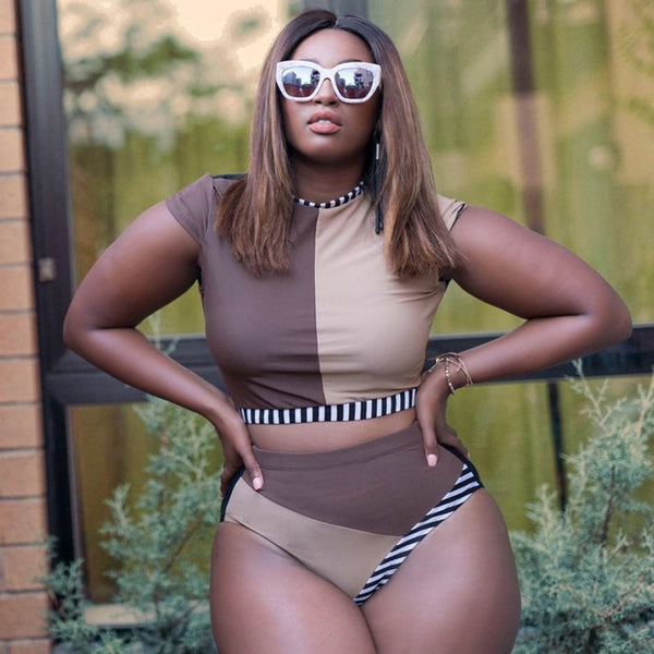 Women Large Size Swimsuits - ROUTINE FASHION