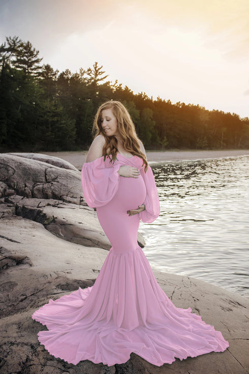 Sexy evening dress for pregnant women - ROUTINE FASHION