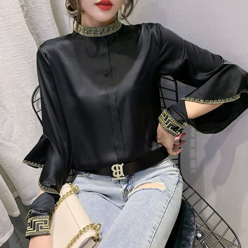 Fashion Women's Spring Autumn Style Blouse - ROUTINE FASHION